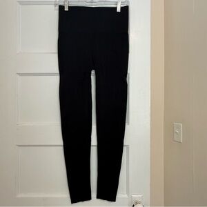 Zenana Outfitters Black Nylon Spandex High Waist Black Seamless Leggings X XL